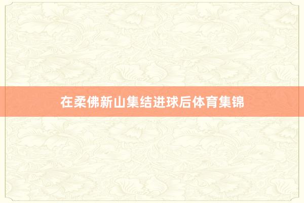 在柔佛新山集结进球后体育集锦