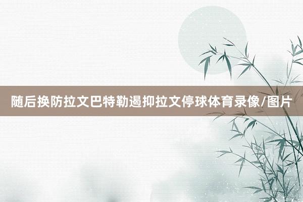 随后换防拉文巴特勒遏抑拉文停球体育录像/图片