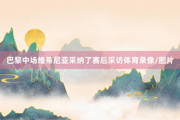 巴黎中场维蒂尼亚采纳了赛后采访体育录像/图片